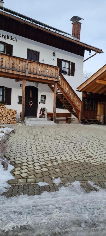 Haus Bergblick Lägenhet Mittenwald Exteriör bild